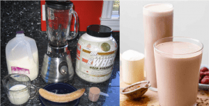 Prepare protein shake