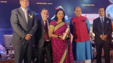 Photo of Best Luxury Hotel in India Award from Hospitality India Travel Awards 2019 for JW Marriott Mussoorie Walnut Grove Resort & Spa
