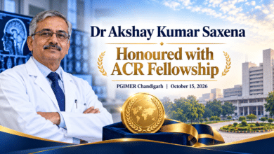 Photo of US Fellowship in Radiology awarded to Dr Akshay Kumar Saxena, PGIMER Chandigarh